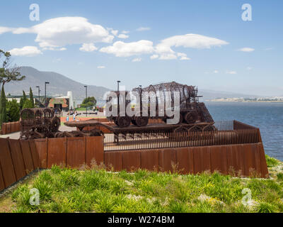 Wim Delvoye Skulptur in der Mona Gärten Stockfoto