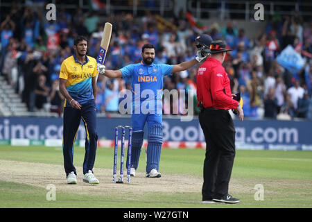 Leeds, Großbritannien. 06. Juli 2019. Übereinstimmung zwischen Indien und Sri Lanka im Emerald Headingley Leeds am Samstag, den 6. Juli 2019. (Credit: Mark Fletcher | MI Nachrichten) Credit: MI Nachrichten & Sport/Alamy leben Nachrichten Stockfoto