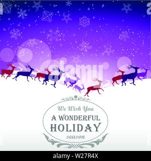 Weihnachtsgrüße, Weihnachtsrückenhintergrund mit Weihnachtsbaum Stock Vektor