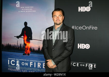 'Ice on Fire" HBO Premiere auf der LACMA Bing Theatre am Juni 5, 2019 in Los Angeles, CA Mit: Leonardo DiCaprio, In: Los Angeles, Kalifornien, Vereinigte Staaten, wenn: 06 Jun 2019 Credit: Nicky Nelson/WENN.com Stockfoto