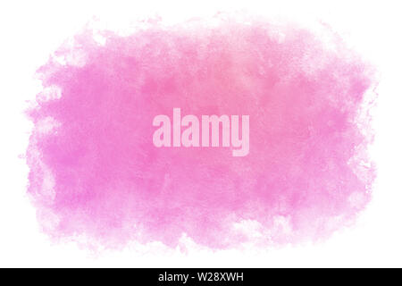 Gradient Farbe Feder lila Wasser abstrakt oder natürlichen Aquarellfarbe Hintergrund Stockfoto