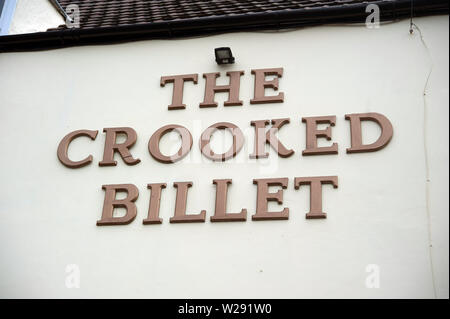 Crooked Billet Pub, Alte Leigh, Leigh-on-Sea, Essex, England, Vereinigtes Königreich Stockfoto