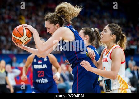 Aleksandra Crvendakic der SRB in Aktion Stockfoto