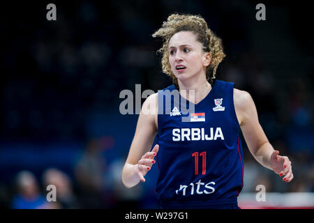 Aleksandra Crvendakic der SRB in Aktion Stockfoto