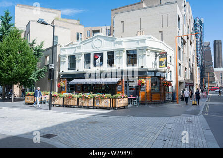 Das Äußere des White Hart Pub und Restaurant auf große Suffolk Street, Southwark, London, SE1 Stockfoto