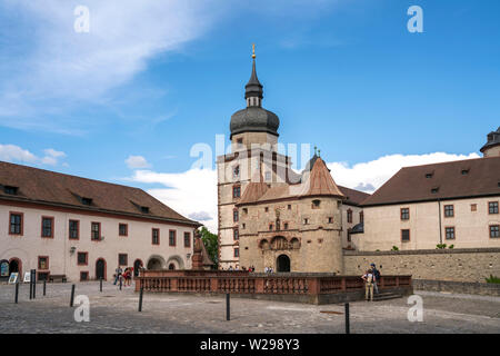 Festung Marienberg, Würzburg, Unterfranken, Bayern, Deutschland | Festung Marienberg, Würzburg, Unterfranken, Bayern, Deutschland Stockfoto