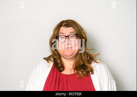 Bremen, Deutschland. 06 Juli, 2019. Anja Stahmann (Bündnis 90/Die Grünen) steht für ein Portrait vor der Kamera. Credit: mohssen Assanimoghaddam/dpa/Alamy leben Nachrichten Stockfoto