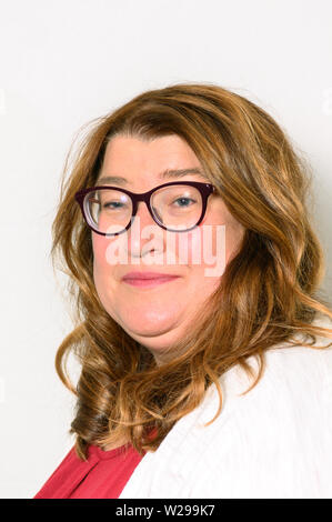 Bremen, Deutschland. 06 Juli, 2019. Anja Stahmann (Bündnis 90/Die Grünen) steht für ein Portrait vor der Kamera. Credit: mohssen Assanimoghaddam/dpa/Alamy leben Nachrichten Stockfoto