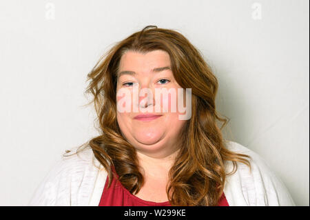 Bremen, Deutschland. 06 Juli, 2019. Anja Stahmann (Bündnis 90/Die Grünen) steht für ein Portrait vor der Kamera. Credit: mohssen Assanimoghaddam/dpa/Alamy leben Nachrichten Stockfoto