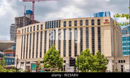 Hilton Hotel Nashville - Nashville, USA - Juni 15, 2019 Stockfoto