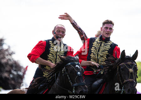 90 Kent County zeigen, Detling, 6. Juli 2019. Stockfoto