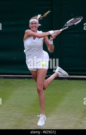 Wimbledon, London, UK. 06 Juli, 2019. Petra Kvitova, tschechische Republik, 2019 Credit: Allstar Bildarchiv/Alamy Live News Credit: Allstar Bildarchiv/Alamy leben Nachrichten Stockfoto