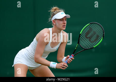 Wimbledon, London, UK. 06 Juli, 2019. Alison Riske, USA, 2019 Quelle: Allstar Bildarchiv/Alamy Live News Credit: Allstar Bildarchiv/Alamy leben Nachrichten Stockfoto