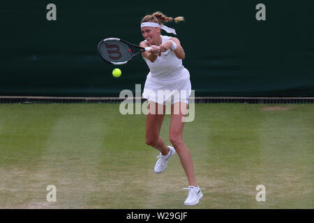 Wimbledon, London, UK. 06 Juli, 2019. Petra Kvitova, tschechische Republik, 2019 Credit: Allstar Bildarchiv/Alamy leben Nachrichten Stockfoto