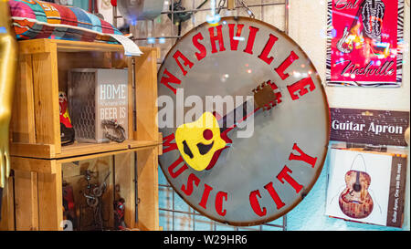 Nashville Music City Nashville, USA - Juni 15, 2019 Stockfoto