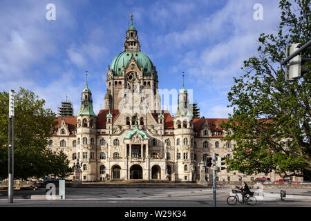 Neue Rathaus - Neues Rathaus Hannover Stockfoto