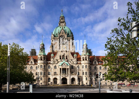 Neue Rathaus - Neues Rathaus Hannover Stockfoto