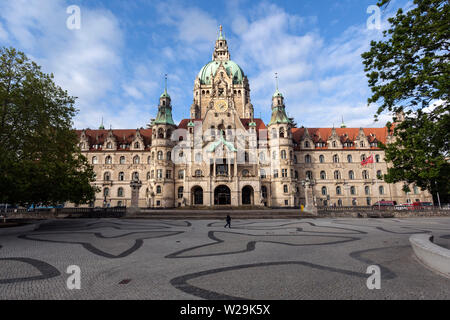 Neue Rathaus - Neues Rathaus Hannover Stockfoto