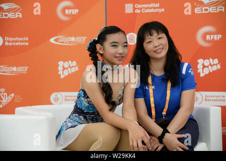 SHAO JIE LEE aus Taipei, in der Junior Damen Solo Tanz im Stil tanzen. Welt der Spiele 2019, im Palau Sant Jordi, am Juli 06, 2019 Barcelona, Spanien. Credit: Raniero Corbelletti/LBA/Alamy leben Nachrichten Stockfoto