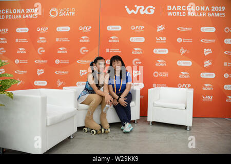 SHAO JIE LEE aus Taipei, in der Junior Damen Solo Tanz im Stil tanzen. Welt der Spiele 2019, im Palau Sant Jordi, am Juli 05, 2019 Barcelona, Spanien. Credit: Raniero Corbelletti/LBA/Alamy leben Nachrichten Stockfoto