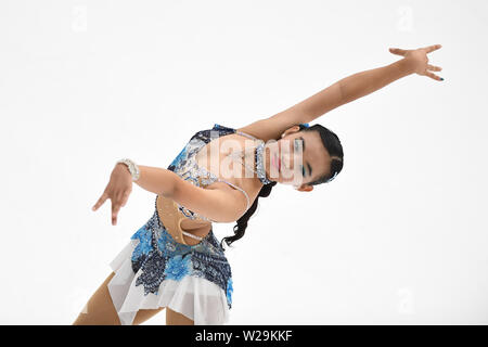 SHAO JIE LEE aus Taipei, in der Junior Damen Solo Tanz im Stil tanzen. Welt der Spiele 2019, im Palau Sant Jordi, am Juli 06, 2019 Barcelona, Spanien. Credit: Raniero Corbelletti/LBA/Alamy leben Nachrichten Stockfoto