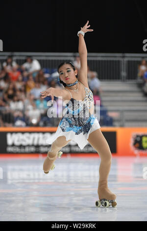 SHAO JIE LEE aus Taipei, in der Junior Damen Solo Tanz im Stil tanzen. Welt der Spiele 2019, im Palau Sant Jordi, am Juli 06, 2019 Barcelona, Spanien. Credit: Raniero Corbelletti/LBA/Alamy leben Nachrichten Stockfoto