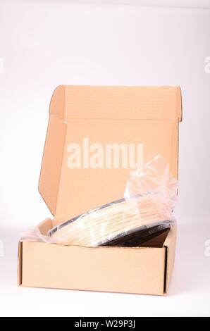 Filament für 3D-Drucker Stockfoto
