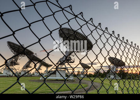 Forschung Radioteleskope, Cambridge UK Stockfoto