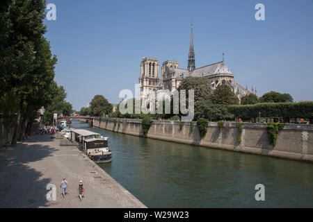 PARIS IM JULI Stockfoto