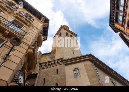 Kirche San Saturnino, Pamplona, Spanien Stockfoto