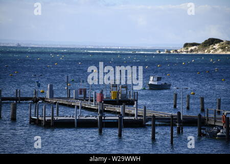 Rottnest Island Marina, Perth Western Australia Stockfoto