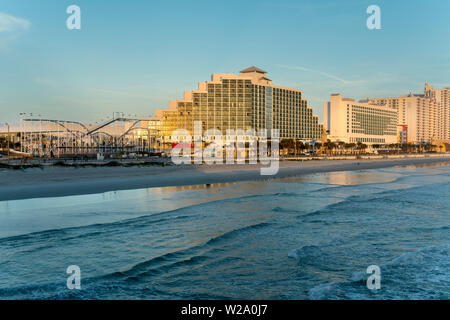 ADAMS RESORT OCEAN AVENUE WATERFRONT DAYTONA BEACH FLORIDA USA Stockfoto