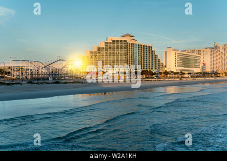 ADAMS RESORT OCEAN AVENUE WATERFRONT DAYTONA BEACH FLORIDA USA Stockfoto