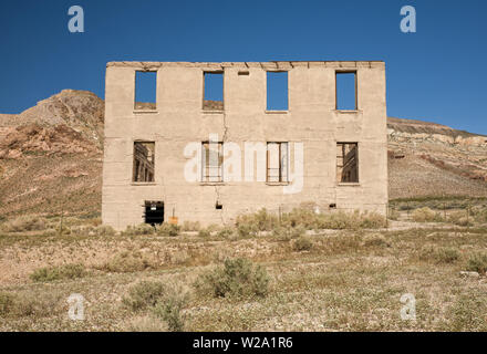 Rhyolit Geisterstadt, Death Valley, Nevada Stockfoto