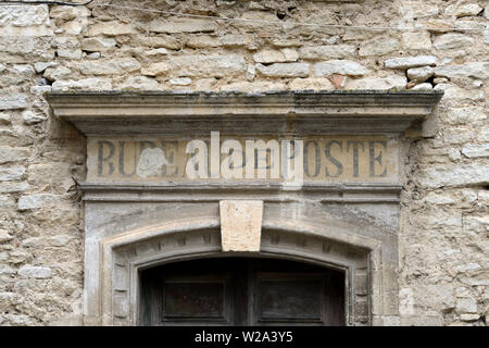 Ehemalige Postamt oder alten Postgebäude Goult Luberon Provence Frankreich Stockfoto