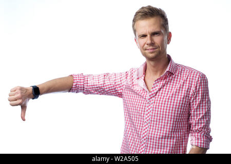 Closeup Portrait von stattlicher Mann Stockfoto