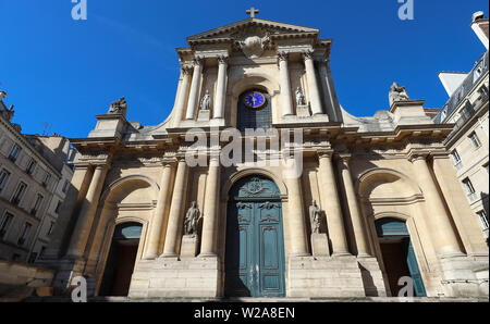 Kirche Saint-Roch - eine spätbarocke Kirche in Paris, Saint Roch. Paris. Frankreich. Stockfoto