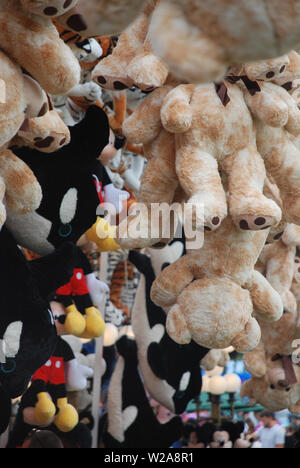 Einen allgemeinen Überblick über die Kirmes am 2019 Northampton Town anzeigen Stockfoto