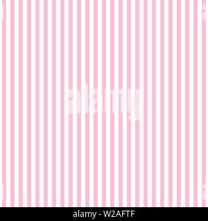 Vertikale rosa Linien auf weißem Hintergrund. Abstrakte Muster mit vertikalen Linien. Vector Illustration Stock Vektor