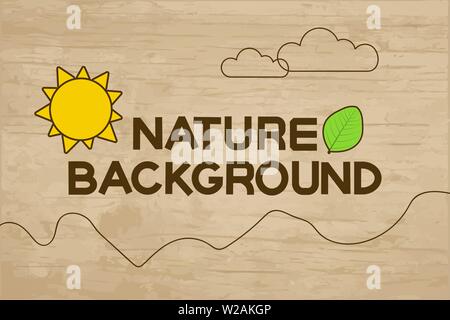 Holz Textur Hintergrund. Vector Illustration. Für Ihr Design bereit, Grußkarten Banner Stock Vektor