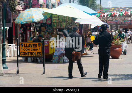 Tijuana, Mexiko - August 2, 2012 - Straßen der Grenze zwischen den USA und Mexiko in San Diego, Kalifornien Stockfoto