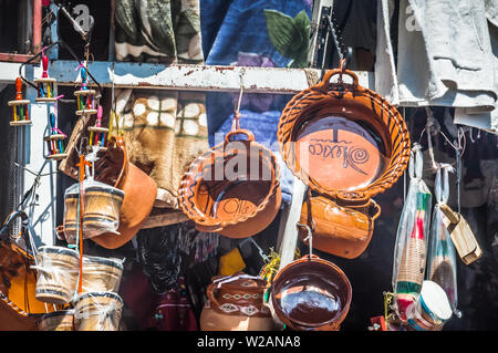 Tijuana, Mexiko - August 2, 2012-Commerce/Martket von Straßen an der Grenze von den Vereinigten Staaten und Mexiko in San Diego, Kalifornien Stockfoto