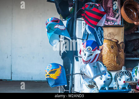 Tijuana, Mexiko - August 2, 2012-Commerce/Martket von Straßen an der Grenze von den Vereinigten Staaten und Mexiko in San Diego, Kalifornien Stockfoto