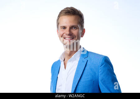 Closeup Portrait von stattlicher Mann Stockfoto