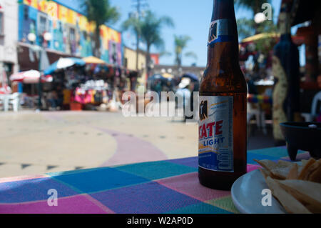 Tijuana, Mexiko - 2. AUGUST 2012 - das Essen und die Getränke an der Grenze zu den Vereinigten Staaten und Mexiko in San Diego, Kalifornien Stockfoto