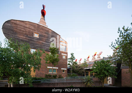 Beddington Zero Energy Development bei Hackbridge, Sutton, London Stockfoto