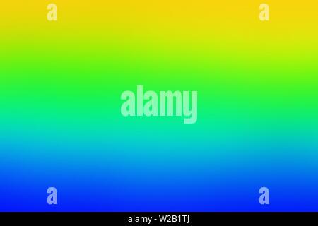 Farbverlauf blau grün und gelb Hintergrund Stockfoto
