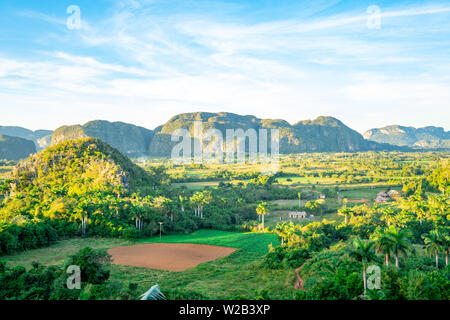 Landschaft Landschaft von Viñales, Kuba. Stockfoto