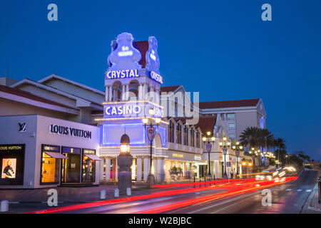 Karibik, Niederländische Antillen, Aruba, Oranjestad, Renaissance Mall und dem Casino Stockfoto