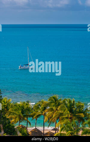 Karibik, Antigua, Galley Bay Galley Bay Strand Stockfoto